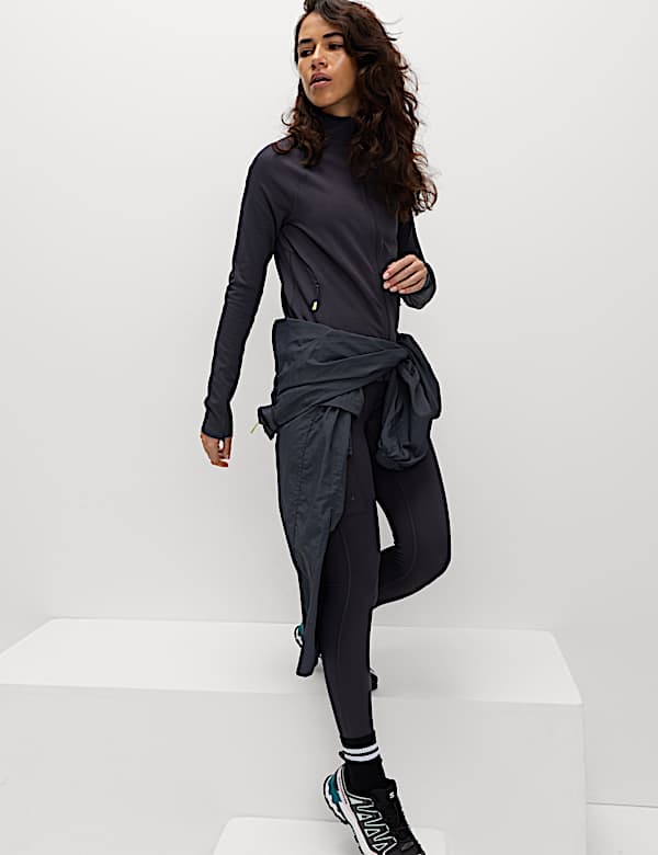 חולצה Go Discover Stormwear&trade;&lrm; עם צווארון נשפך ורוכסן - IL