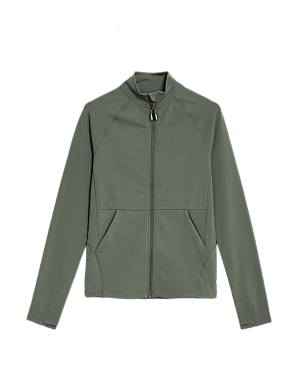 Funnel Neck Zip Up Walking Top