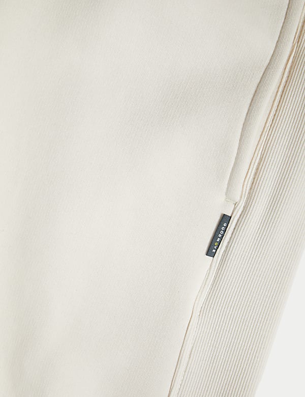 Cotton Rich RelaxedHigh Waisted Joggers