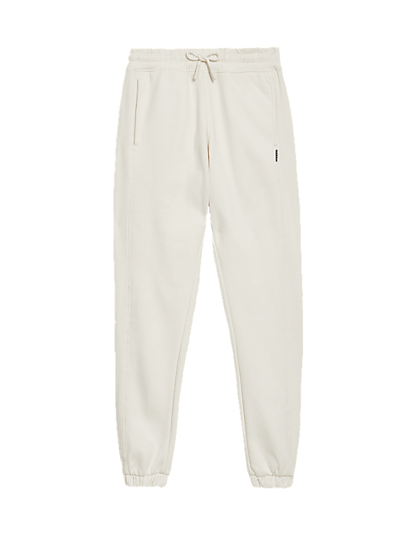 Cotton Rich RelaxedHigh Waisted Joggers