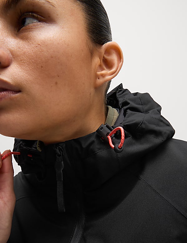 Gewatteerd, waterdicht jasje met capuchon - BE