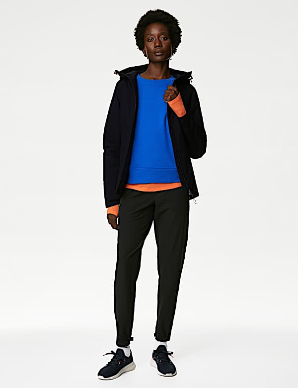 Gewatteerd, waterdicht jasje met capuchon - BE