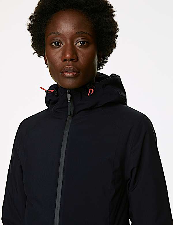 Gewatteerd, waterdicht jasje met capuchon - BE