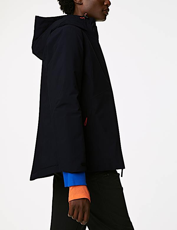 Gewatteerd, waterdicht jasje met capuchon - BE