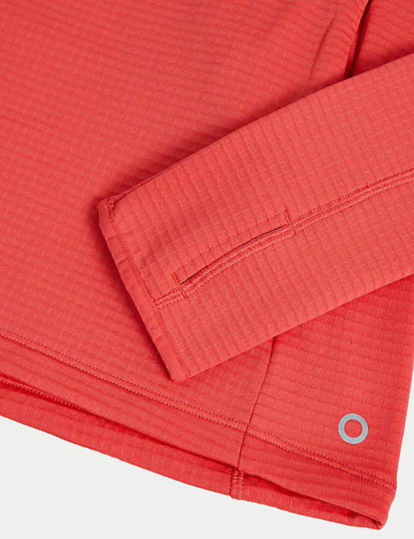 Thermal Textured Half Zip Running Top