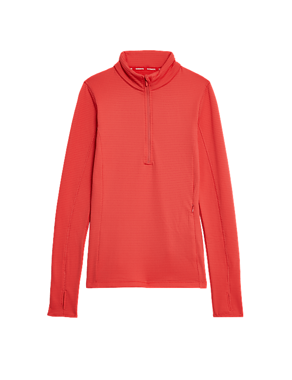 Thermal Textured Half Zip Running Top