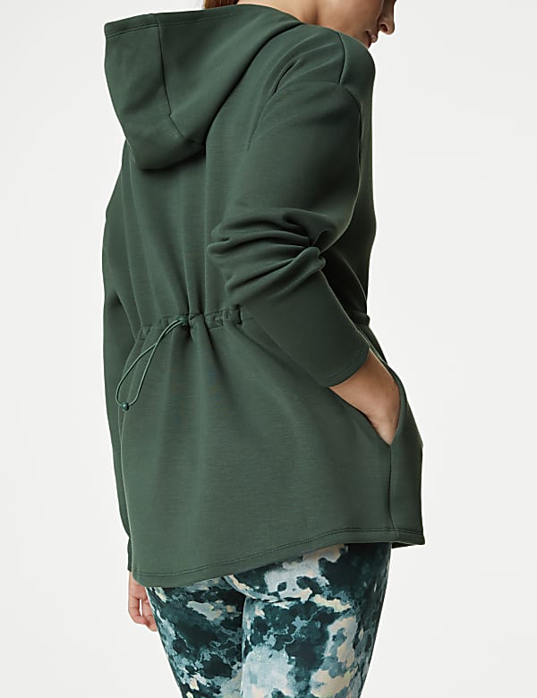 Relaxed Yoga Longline Hoodie - CY