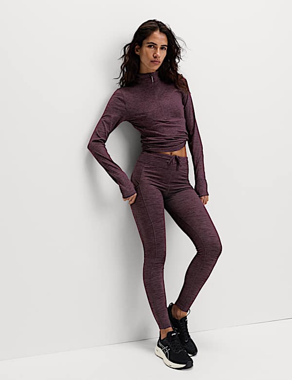 Funnel Neck Half Zip Running Top - VN