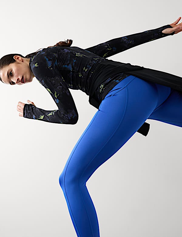 Ultraheat™ Printed Half Zip Running Top - AU