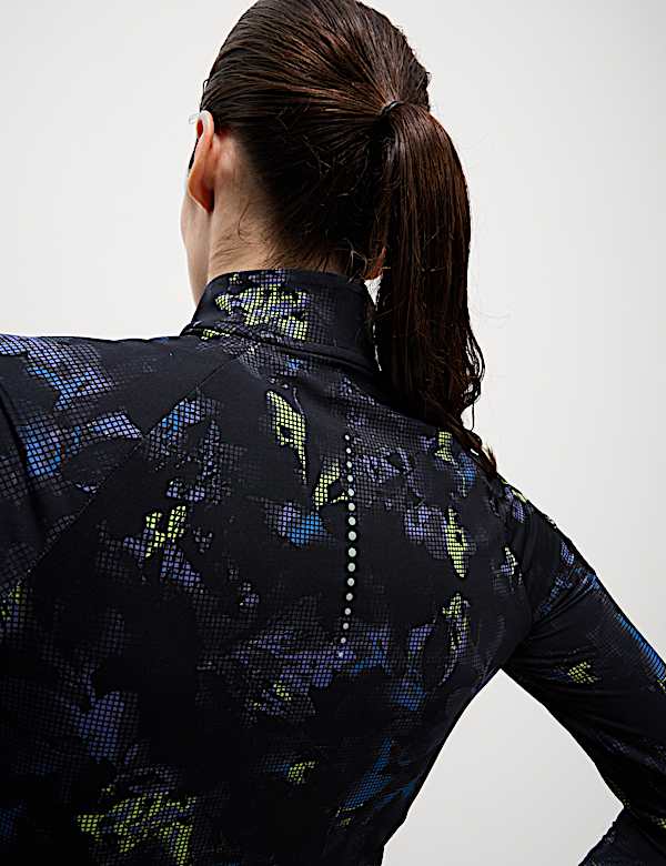 Ultraheat™ Printed Half Zip Running Top - AU