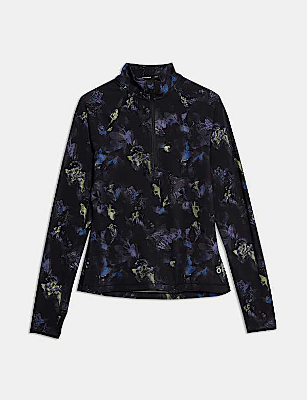 Ultraheat™ Printed Half Zip Running Top - AU
