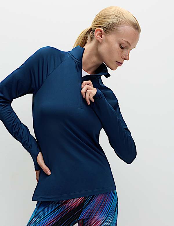 Ultraheat Funnel Neck Running Top - MX