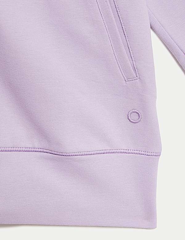 Cotton Rich Relaxed Zip Up Hoodie - AU