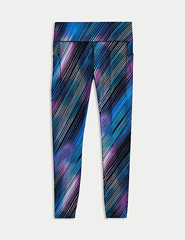 Go Train Printed High Waisted Gym Leggings - PL