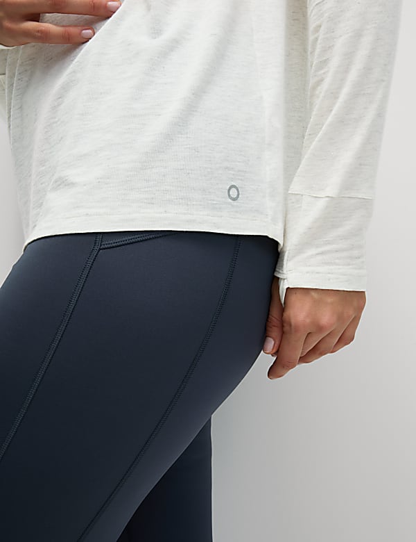 Wandeltop met ronde hals en merinowol - NL