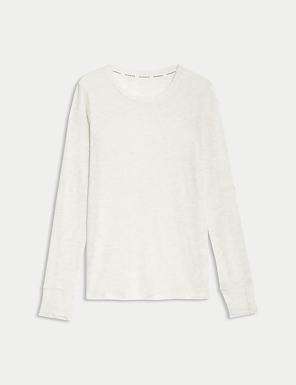 Wandeltop met ronde hals en merinowol - NL