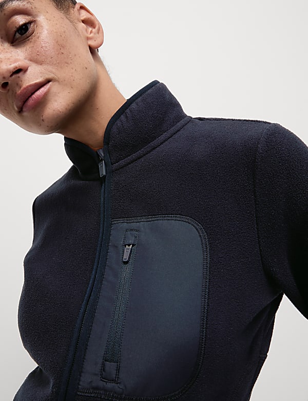 Thermal Zip Up Funnel Neck Fleece - NZ