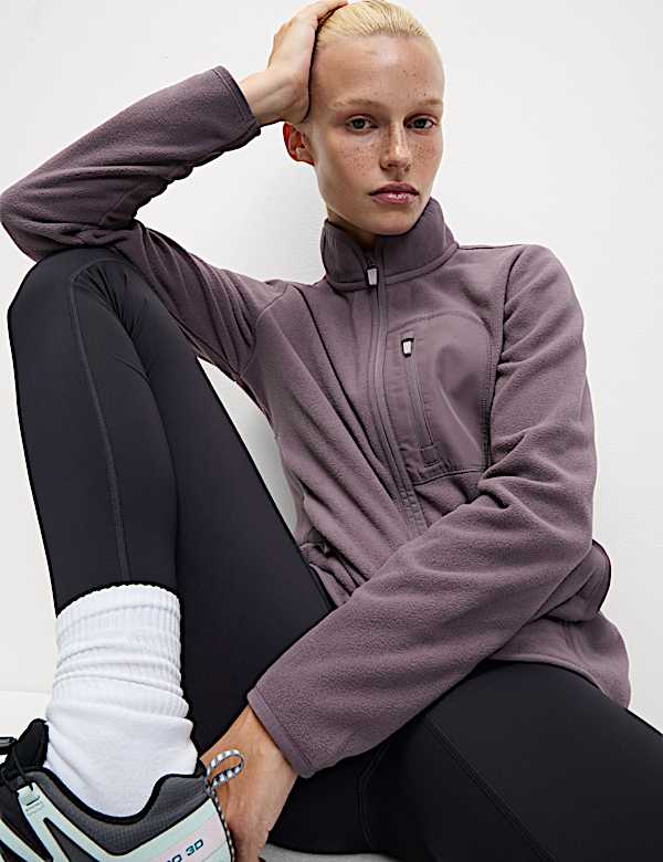 Thermal Zip Up Funnel Neck Fleece