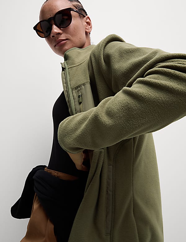 Thermal Zip Up Funnel Neck Fleece