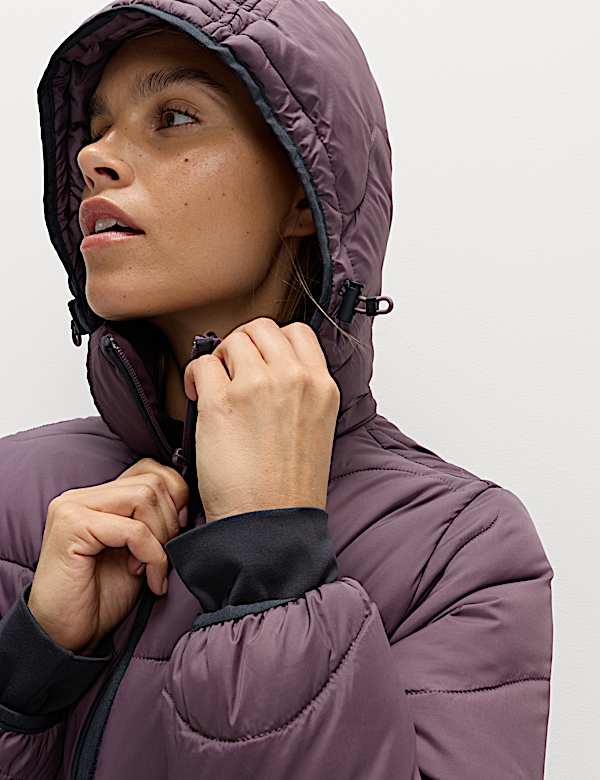 Quilted Hooded Puffer Jacket with Stormwear™ - CZ
