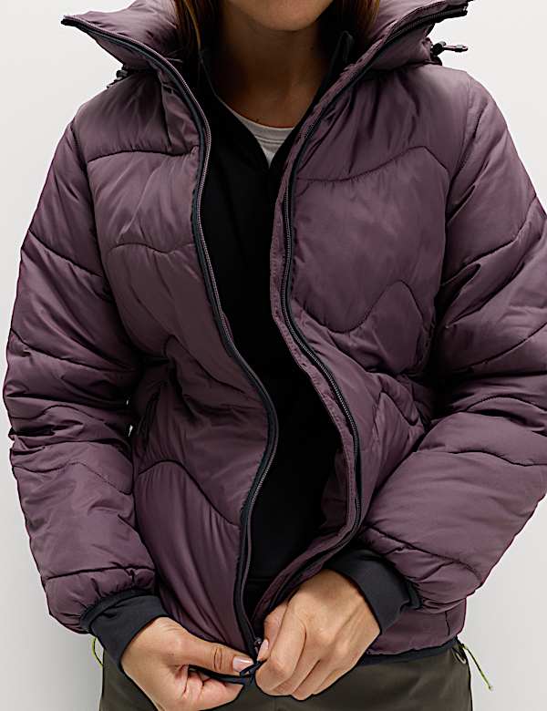 Quilted Hooded Puffer Jacket with Stormwear™ - CZ