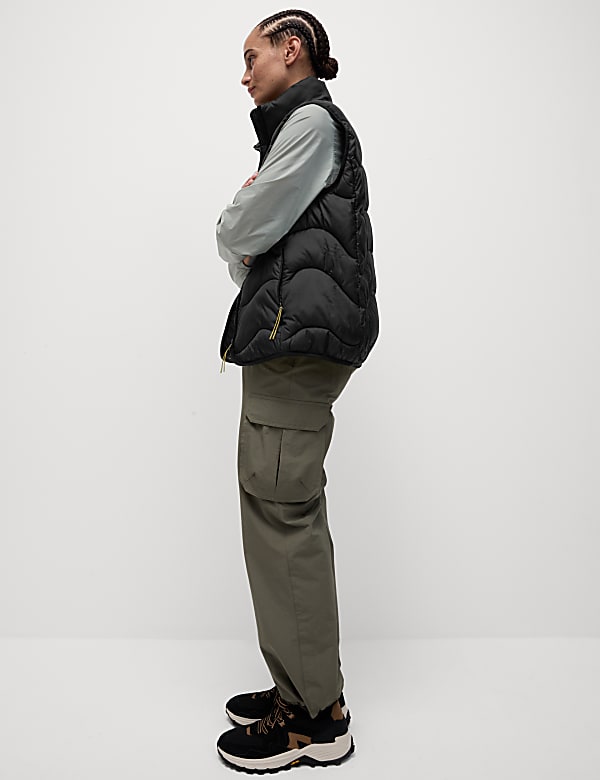 Marks Spencer Stormwear Quilted Puffer Gilet Black 10