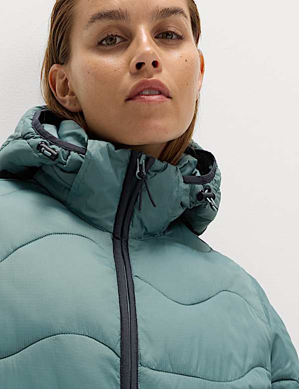 Manteau molletonn&eacute; et ouatin&eacute; &agrave; capuche, dot&eacute; de la technologie Stormwear&trade; - FR