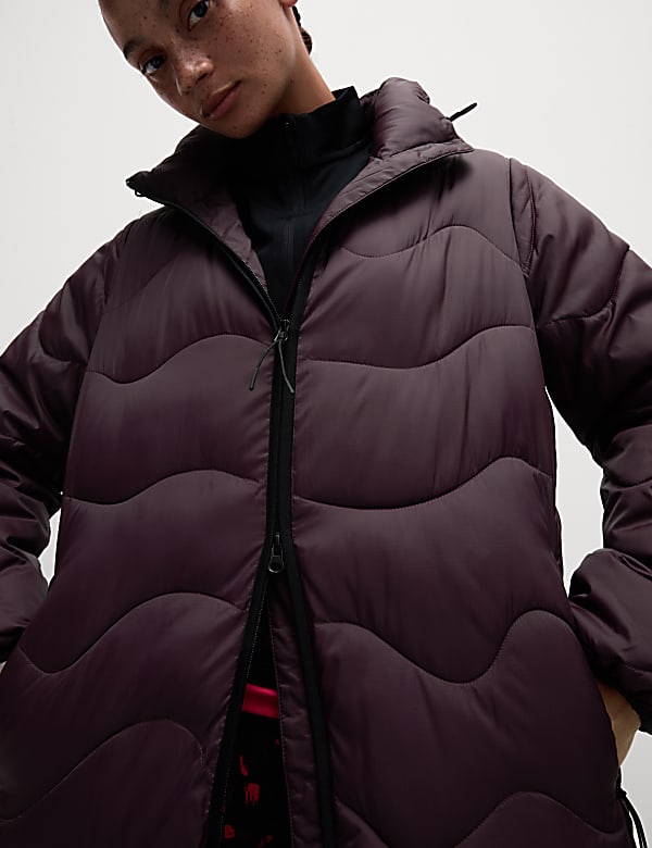 Stormwear&trade; Quilted Hooded Longline Puffer Coat - FR