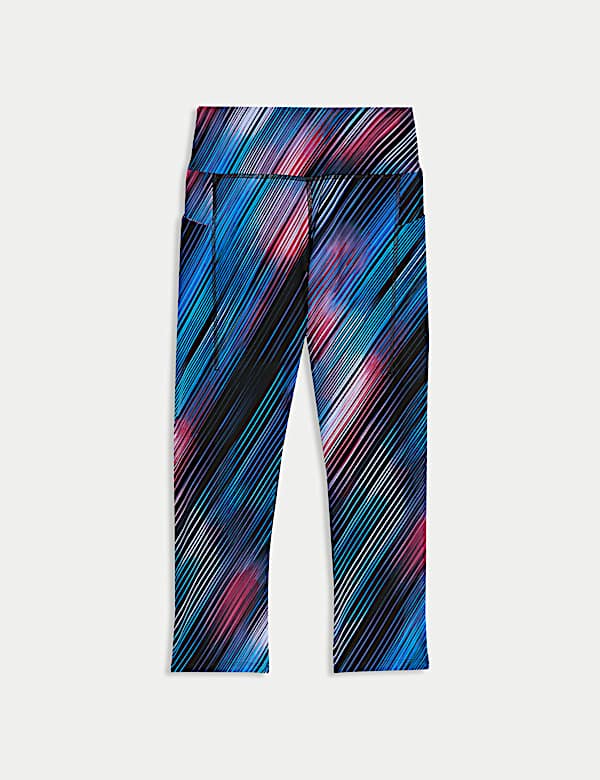 Go Train High Waisted Cropped Gym Leggings - ES