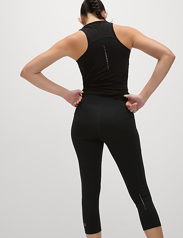 Leggings de sport courts taille haute Go Train - CH
