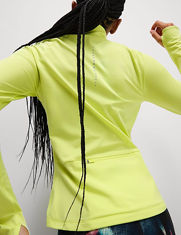 Nauwsluitende Ultraheat&trade;-hardlooptop met rits - NL