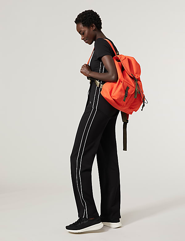 Cotton Rich Side Stripe Straight Leg Joggers
