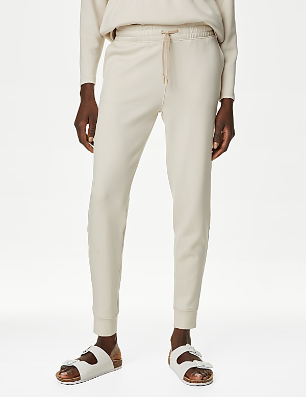Cuffed High Waisted Tapered Joggers