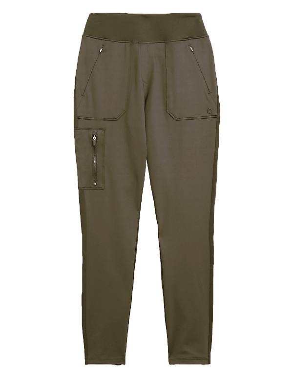 Utility High Waisted Walking Trousers