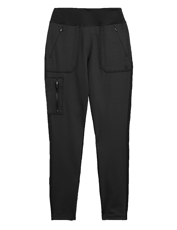 Utility High Waisted Walking Trousers