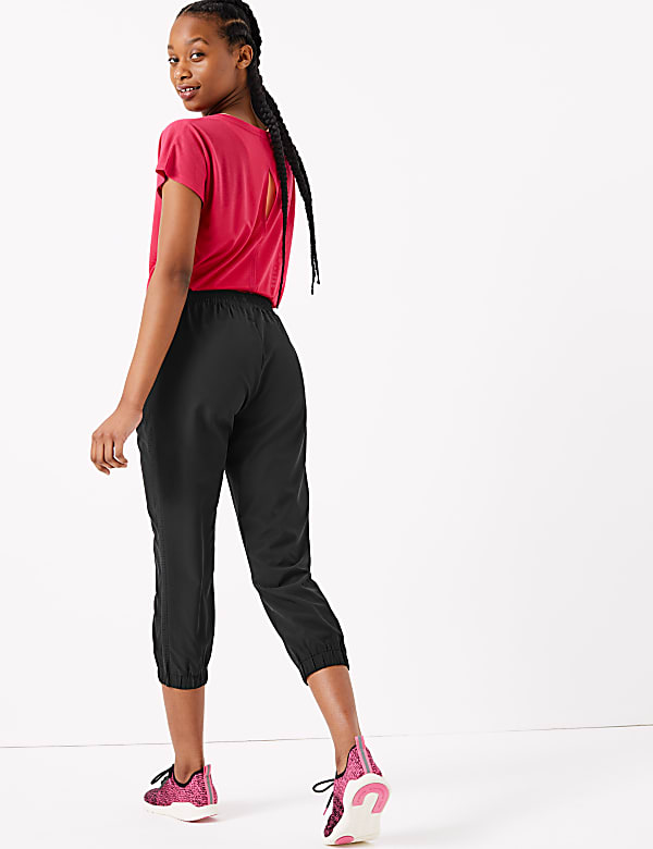 Woven Cropped Joggers