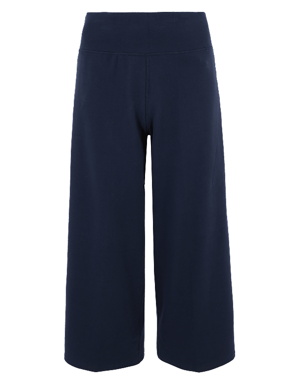 Cotton Rich Straight Leg Cropped Culotte
