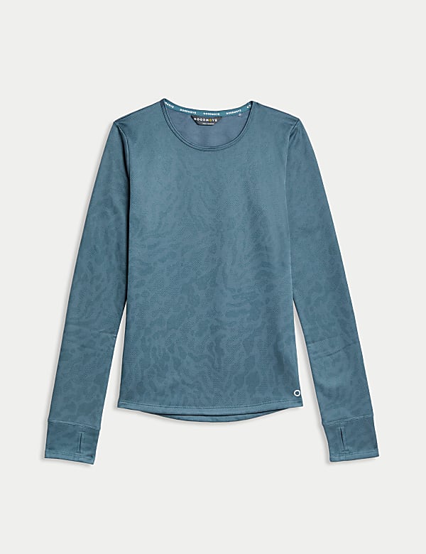 Thermische top van Ultraheat&trade;-stof met jacquard  - NL