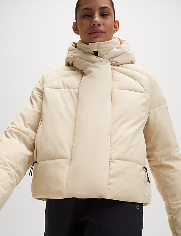 Stormwear™ Hooded Cropped Puffer Jacket