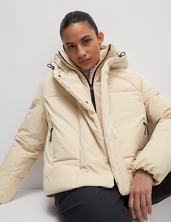 Stormwear™ Hooded Cropped Puffer Jacket