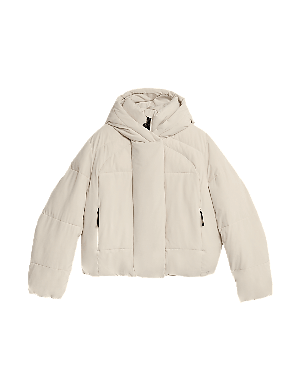 Stormwear™ Hooded Cropped Puffer Jacket