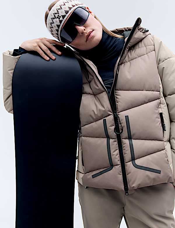 Stormwear™ Padded Reflective Ski Puffer Jacket - GR