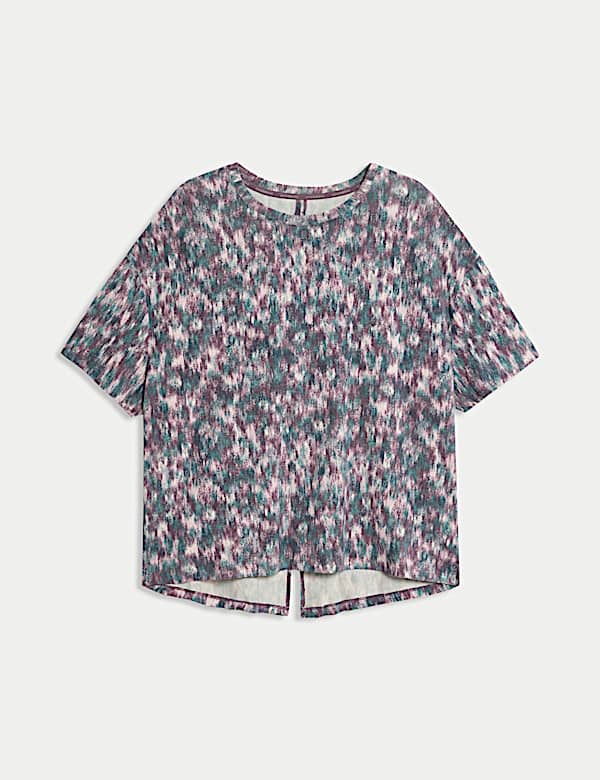 Lehk&eacute; tričko ze směsi modalu se zavazov&aacute;n&iacute;m vzadu - CZ