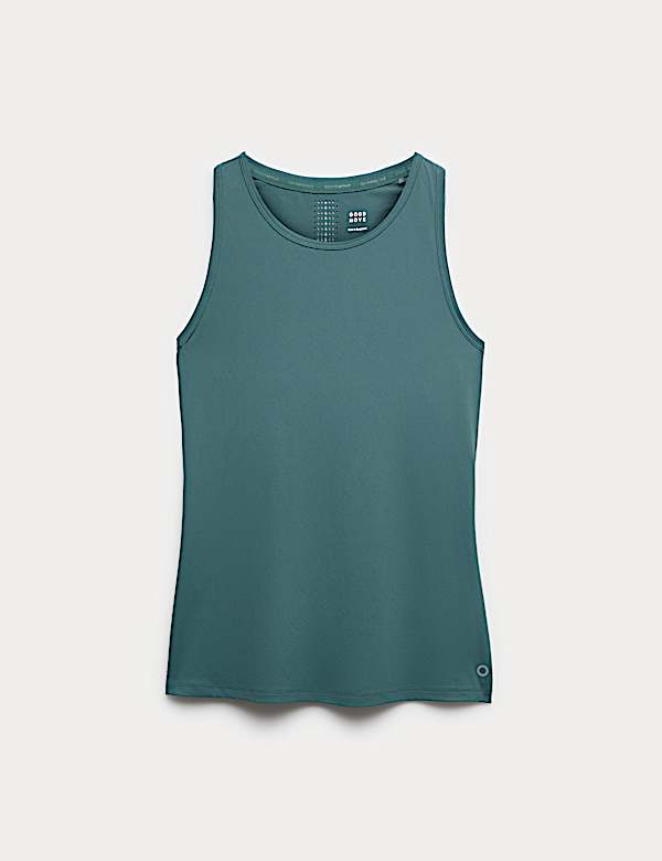 Round Neck Laser Cut Vest Top - JP