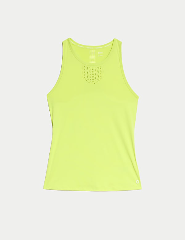 Racerback Laser Cut Fitted Vest Top - KR