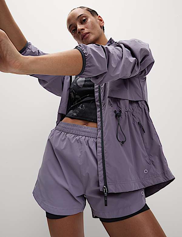 360° Reflective Layered Running Shorts - NO