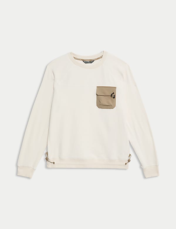 Fl&iacute;sov&aacute; termo mikina s v&yacute;střihem ke krku - CZ