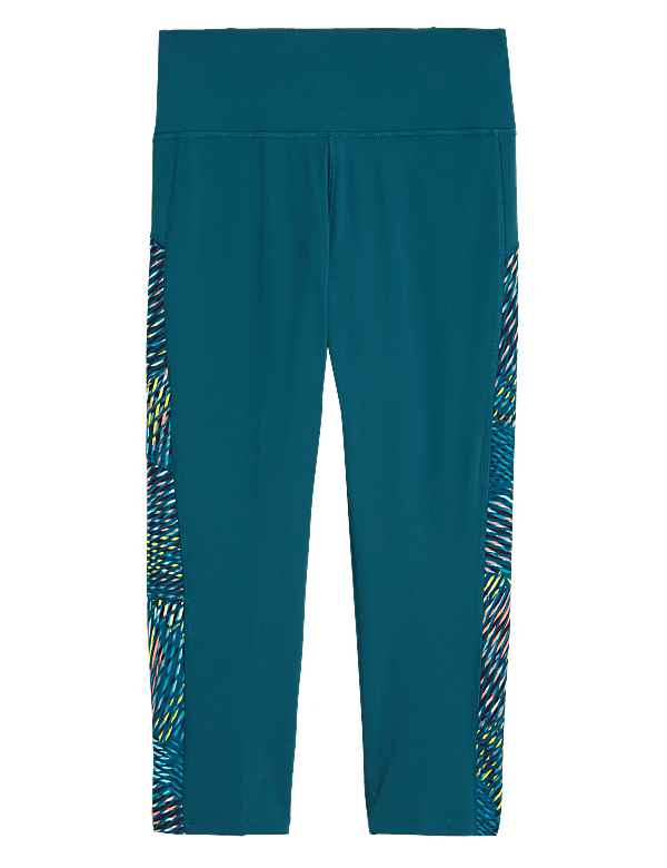 Go Move Printed Cropped Gym Leggings