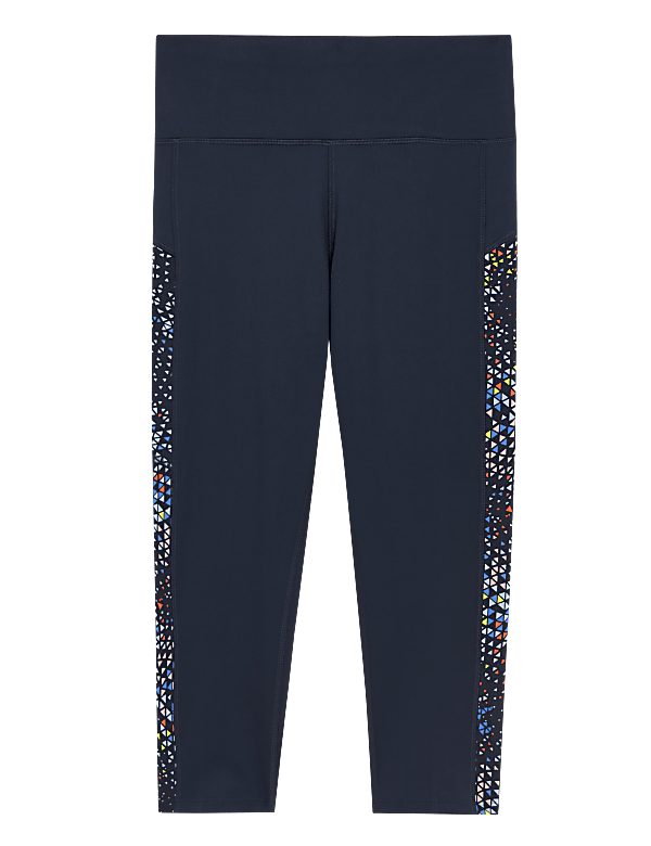 Go Move Printed Cropped Gym Leggings
