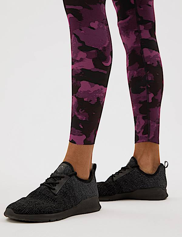 Go Balance Printed Wrap Waist Yoga Leggings